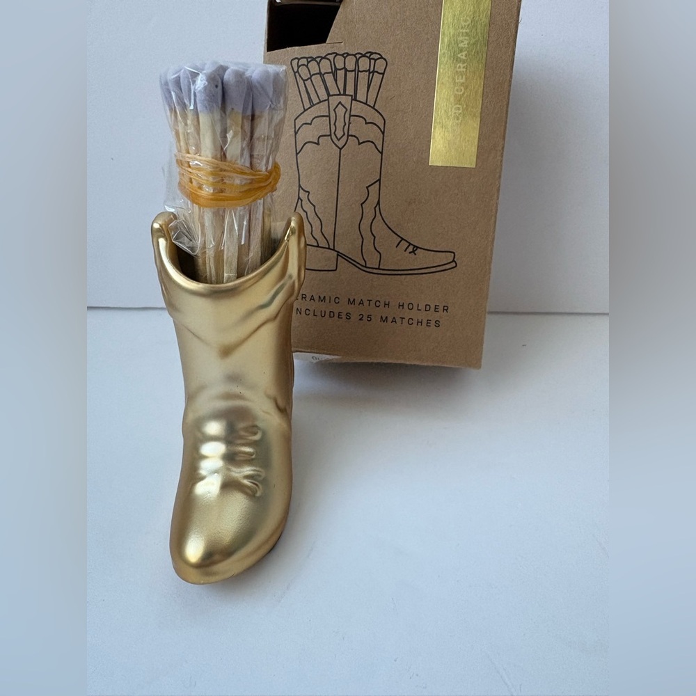 NWT Paddywax Cowboy Boot Match Holder - Picture 8 of 11